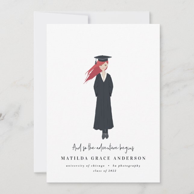 And so the adventure begins graduation party (Front)