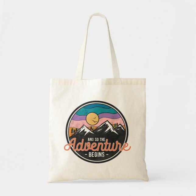 And So The Adventure Begins Tote Bag (Front)