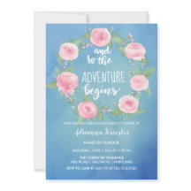 And So The Adventure Begins | Watercolor Graduate