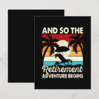 And So The Retirement Adventure Begins