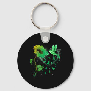 And Sunflower Heart Bile Duct Cancer Awareness Day Key Ring