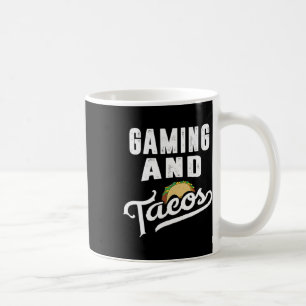And Tacos Retro Video Game Player Taco Fan Coffee Mug