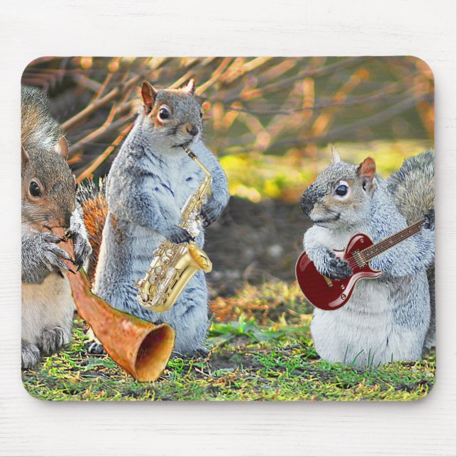 And the band played on mouse pad (Front)