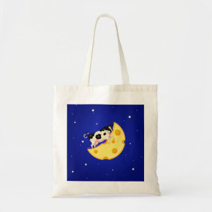 And the Cow Jumped Over the Cheese Moon Tote Bag