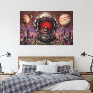 AND THE FUTURE TURNED DARK 8 CANVAS PRINT