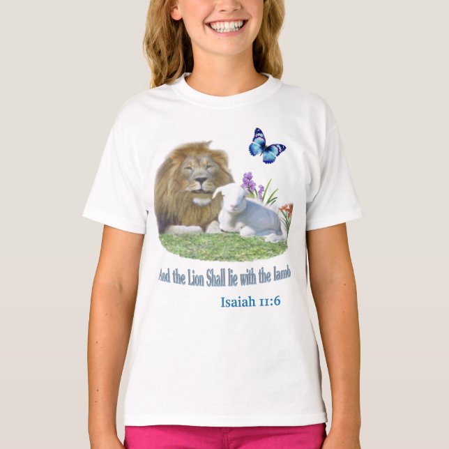 And the Lion shall lie with the Lamb T-Shirt (Front)