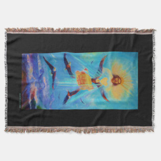 And the Lord Says by Sue Ann Jackson Throw Blanket