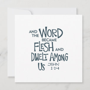 And the Word became Flesh Card