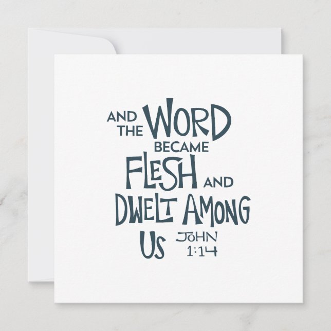 And the Word became Flesh Card (Front)