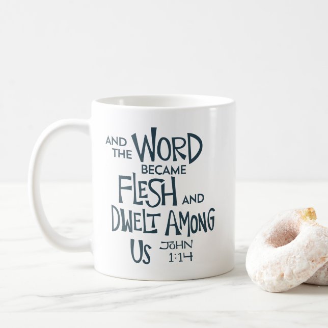 And the Word became Flesh Coffee Mug (With Donut)