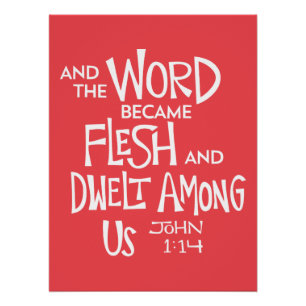 And the Word became Flesh Poster