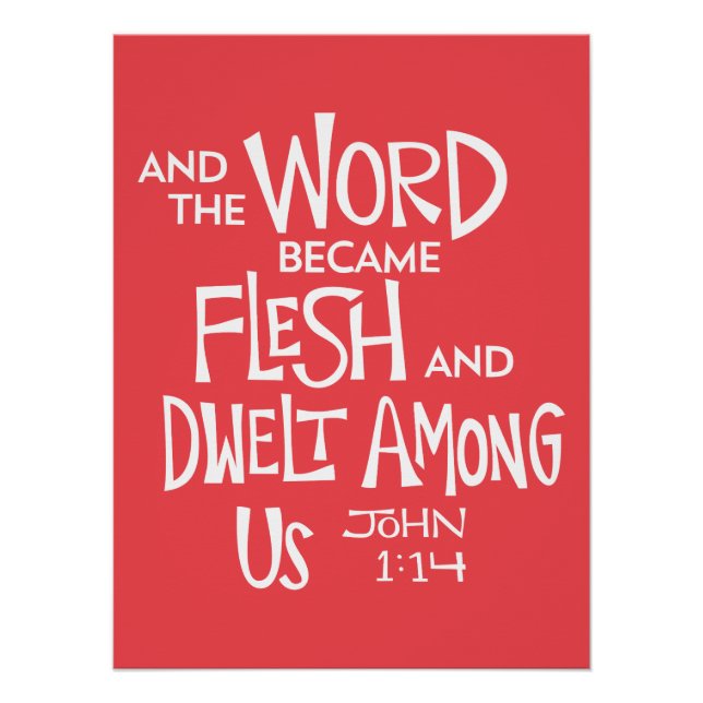And the Word became Flesh Poster (Front)