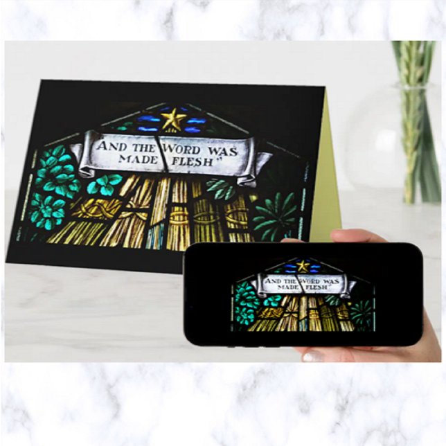 And The Word Was Made Flesh Christmas Card (Creator Uploaded)