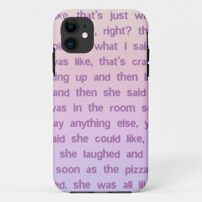 And Then She Said Case-Mate iPhone Case (Back)