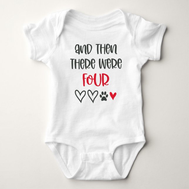 And Then There Were Four Baby Bodysuit (Front)