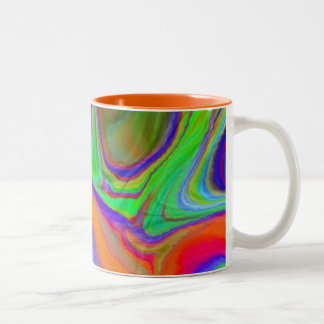 "and then time wrinkled" coffee mug~! Two-Tone coffee mug