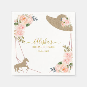 And They’re Off to the Altar! Bridal Shower Napkin