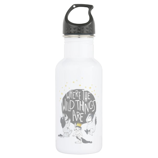 And they Roared Their Terrible Roars! 532 Ml Water Bottle (Front)