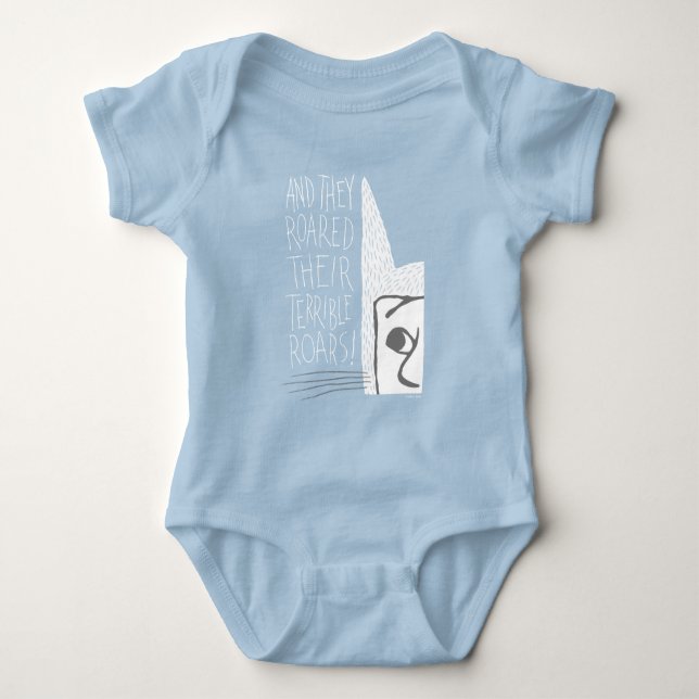 And they Roared Their Terrible Roars! Baby Bodysuit (Front)