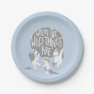 And they Roared Their Terrible Roars! Paper Plate