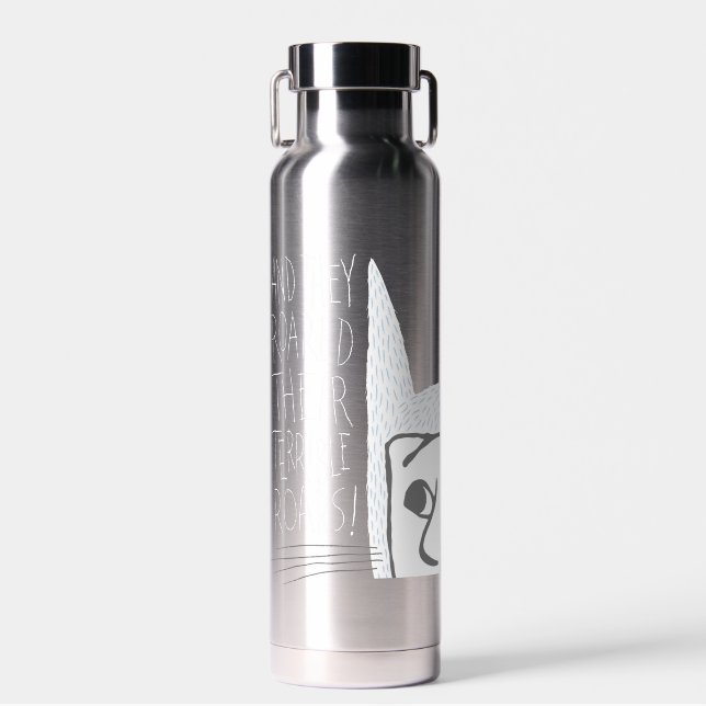And they Roared Their Terrible Roars! Water Bottle (Front)