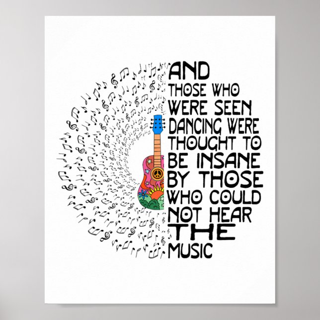 And Those Who Were Seen Dancing Were Thought To Be Poster (Front)