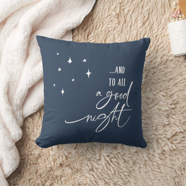 And To All A Good Night Christmas Cushion (Blanket)