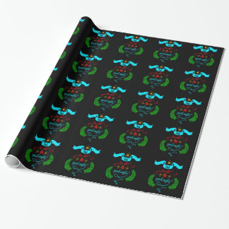 And To All A Good Night Christmas, Typography, ZSG Wrapping Paper