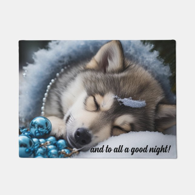 And to all a good night  doormat (Front)