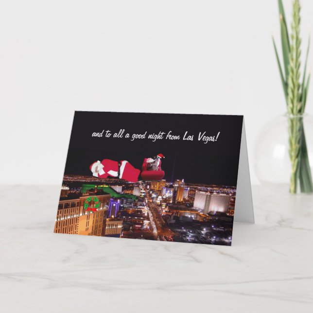 and to all good night from Las Vegas Card (Front)