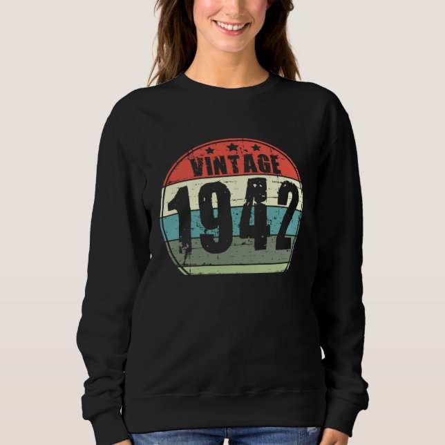 and vintage 1942 sweatshirt (Front)
