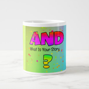 And What Is Your Story?  Large Coffee Mug