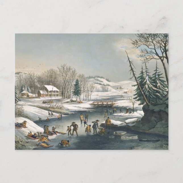 and Winter Morning Postcard (Front)