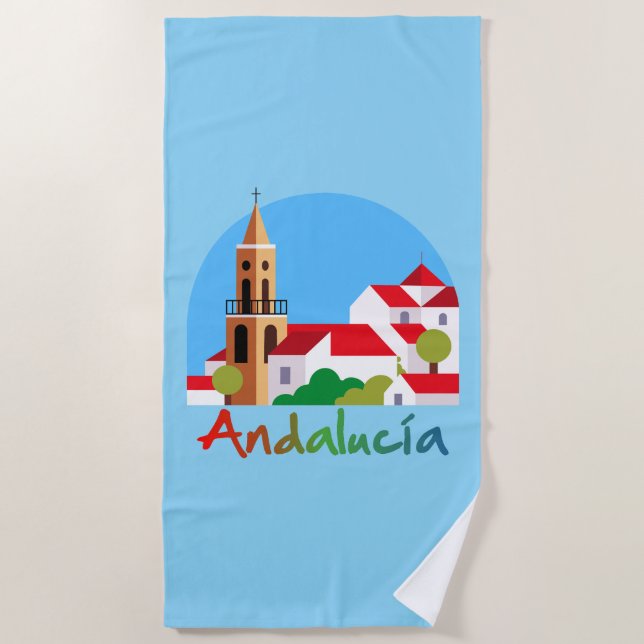 Andalucia 1 beach towel (Front)
