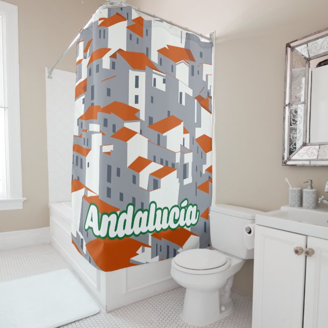Andalucia 3 shower curtain (In Situ)