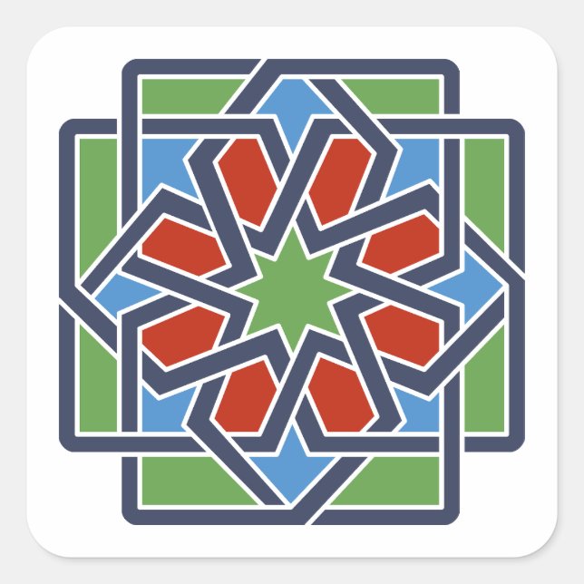 Andalucia 4 square sticker (Front)