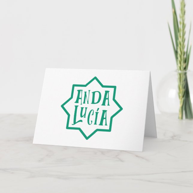 Andalucia 5 thank you card (Front)
