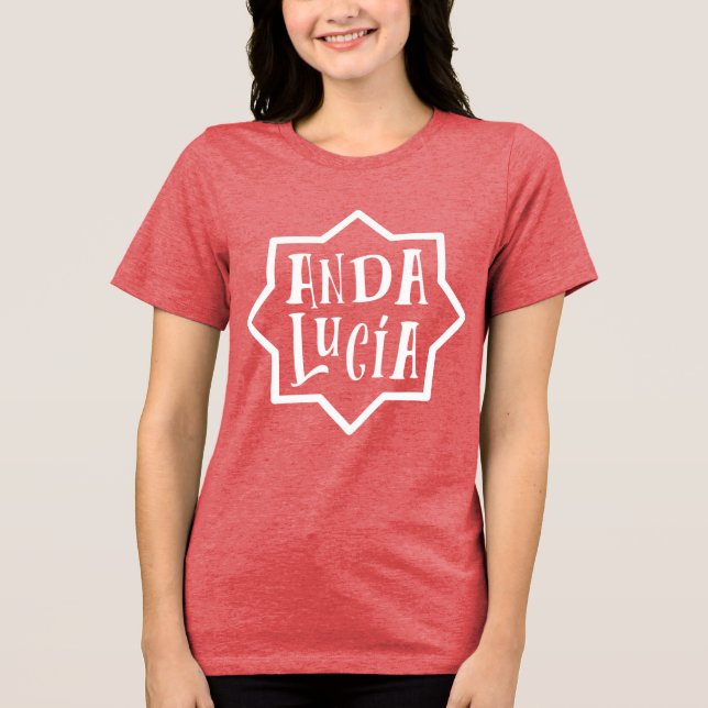 Andalucia 5 Tri-Blend shirt (Front)