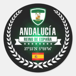 Andalucía Classic Round Sticker