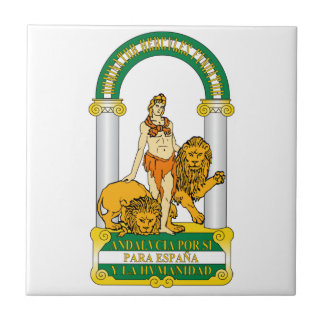 Andalucia (Spain) Coat of Arms Tile