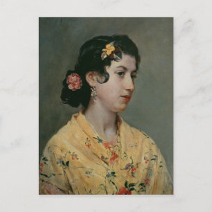 Andalucian Woman, 1898 Postcard