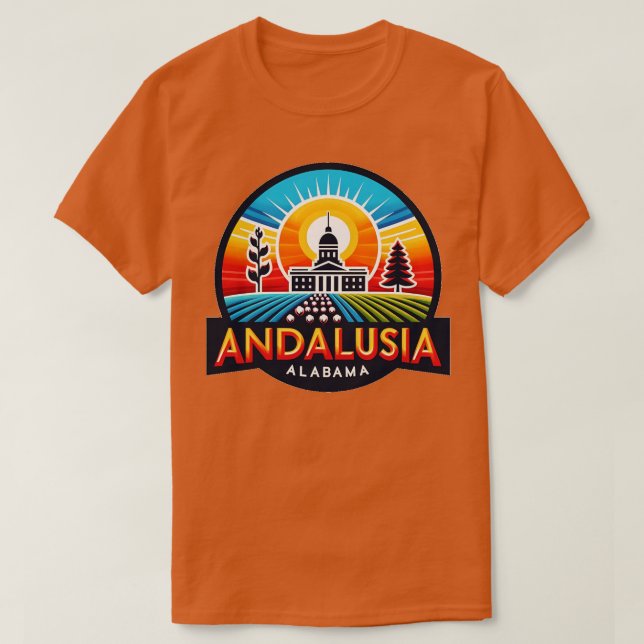 Andalusia Alabama TShirt (Design Front)