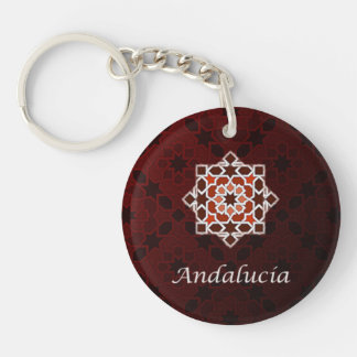 Andalusia art of tile and Moroccan ceramics in Key Ring