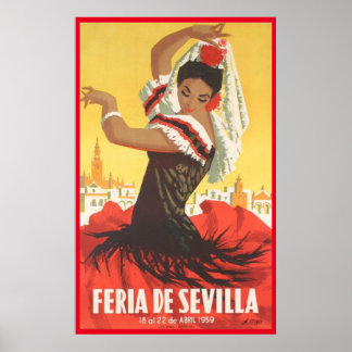 Andalusia, seville poster