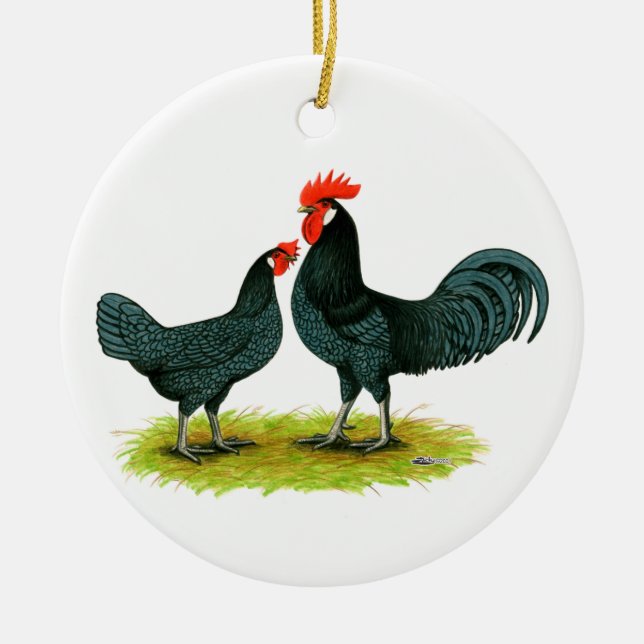Andalusian_Blue Ceramic Tree Decoration (Front)