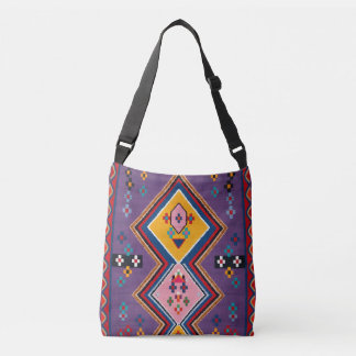 Andalusian Heritage Geometric Fine Art Crossbody Bag