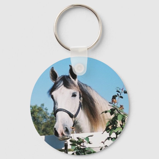 ANDALUSIAN HORSE HEAD KEYCHAIN (Front)