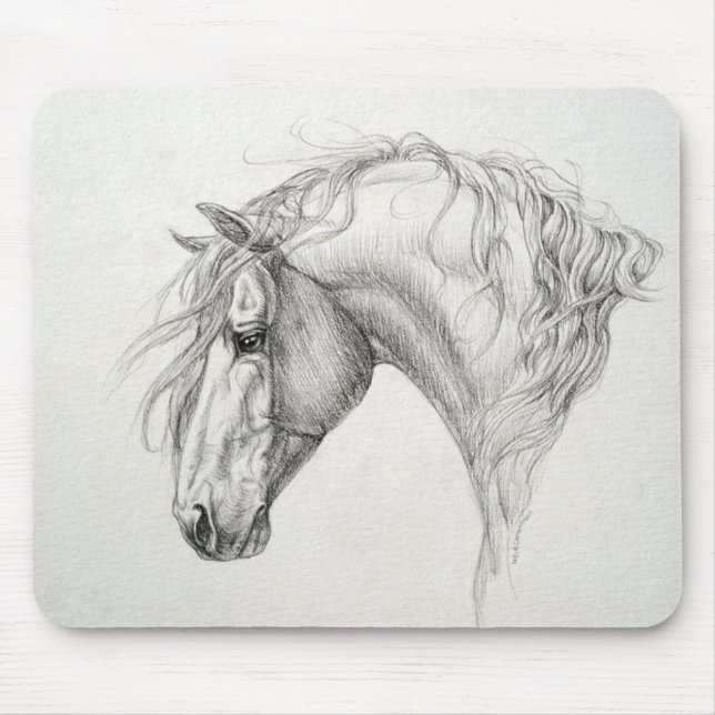 Andalusian Horse Mouspad Mouse Pad (Front)