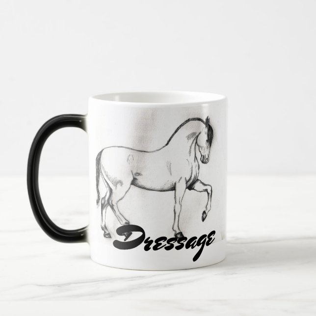 Andalusian Horse Piaffe Dressage Mug (Left)