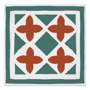 Andalusian Tiles 15 Poster